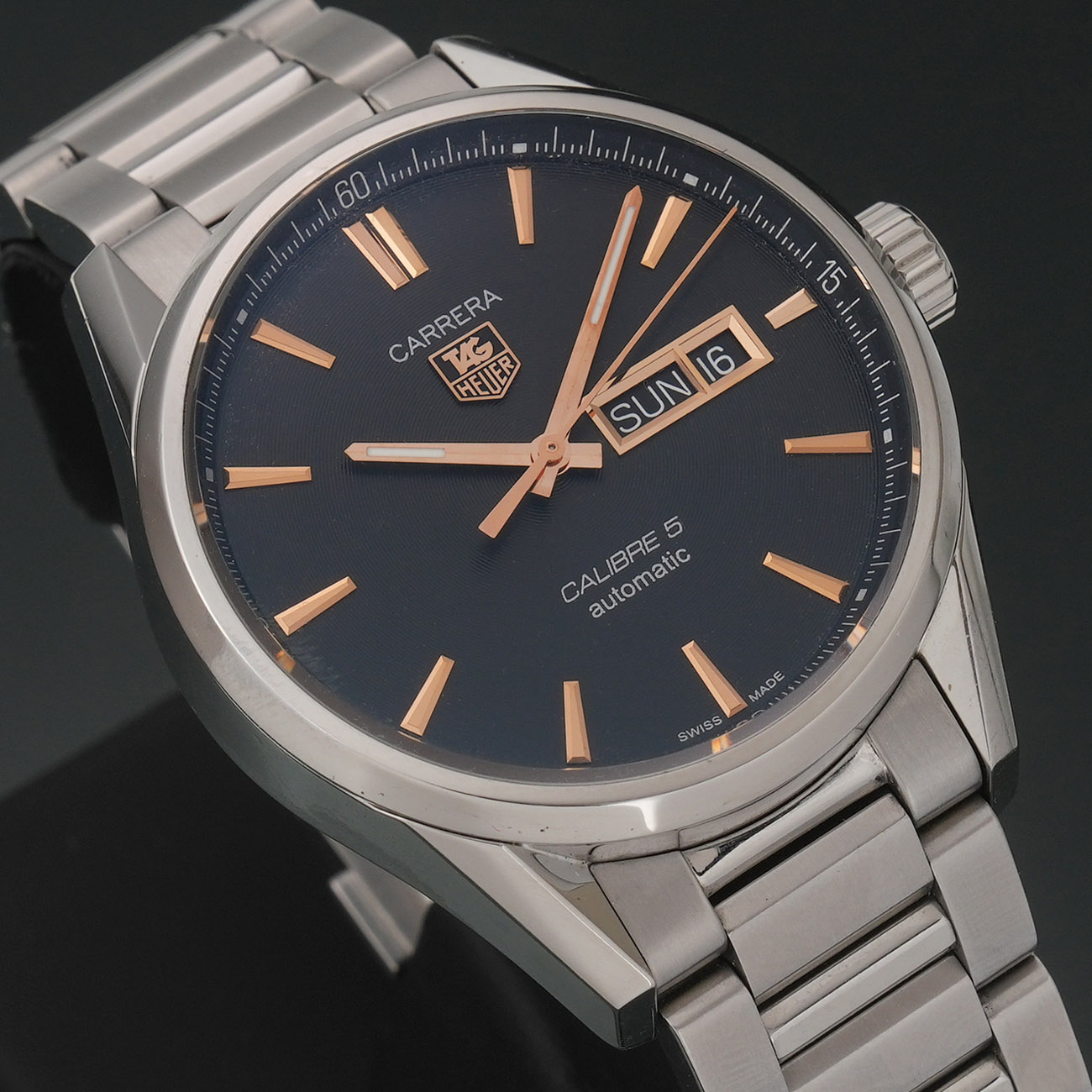 TAG HEUER(USED)태그호이어 WAR201C 까레라 데이데이트 오토매틱